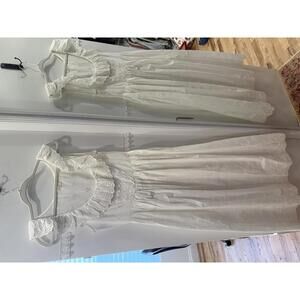 Doen FARAH dress white embroidery 100% cotton dress